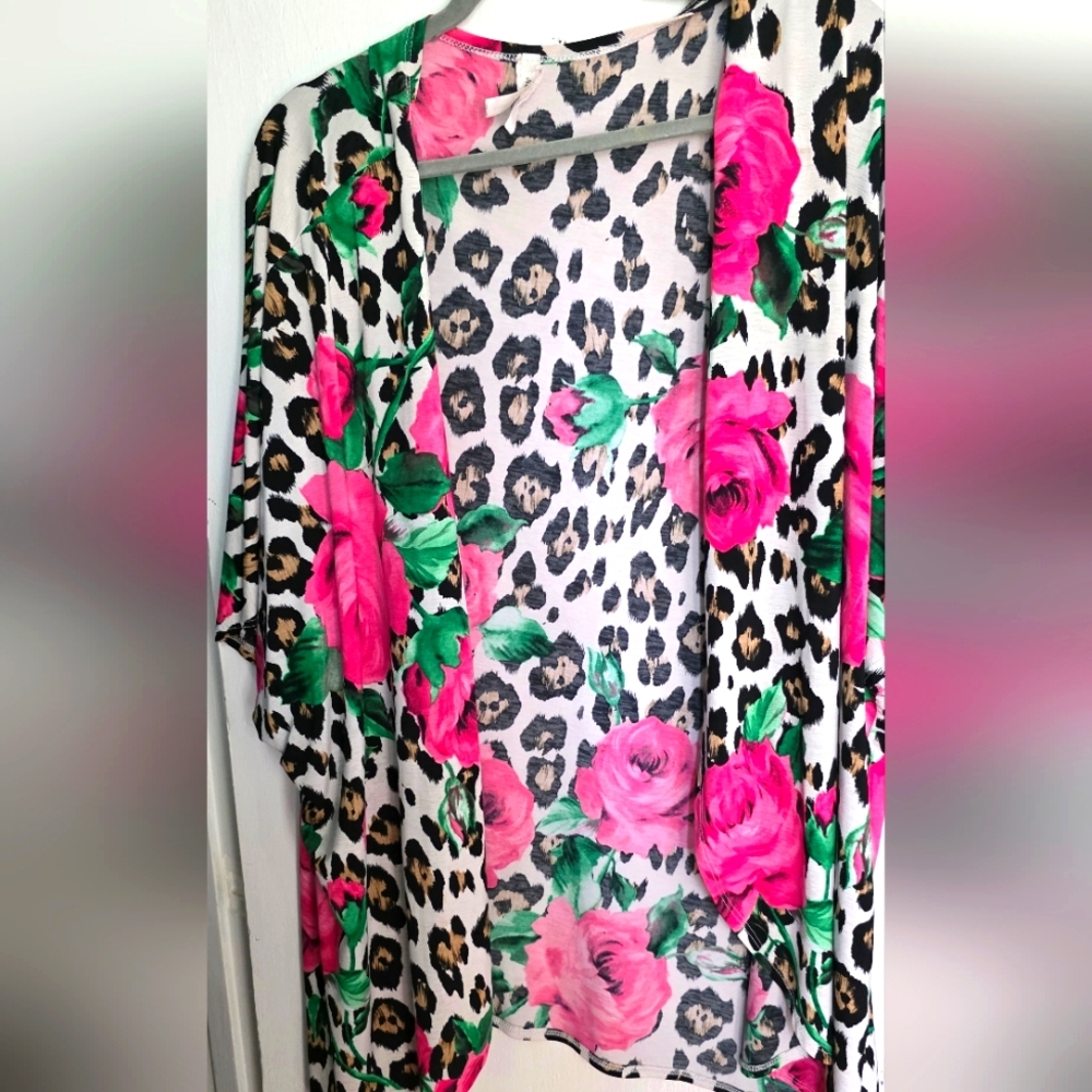 Leopard Kimono 1x